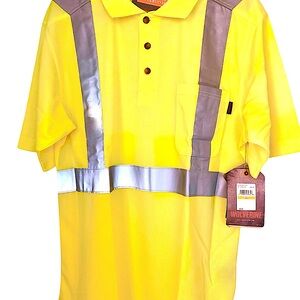 Wolverine Quick Dry Safety Polo Shirt NWT